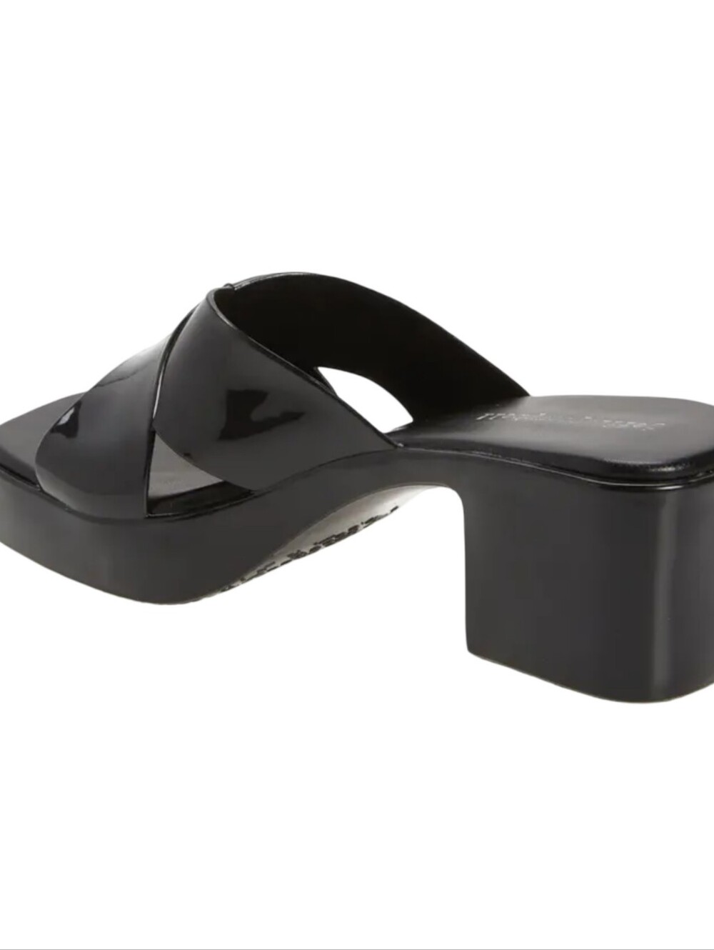 Jeffrey Campbell Bubblegum Platform Sandals in black shiny Size 8 NWOT - Picture 4 of 9